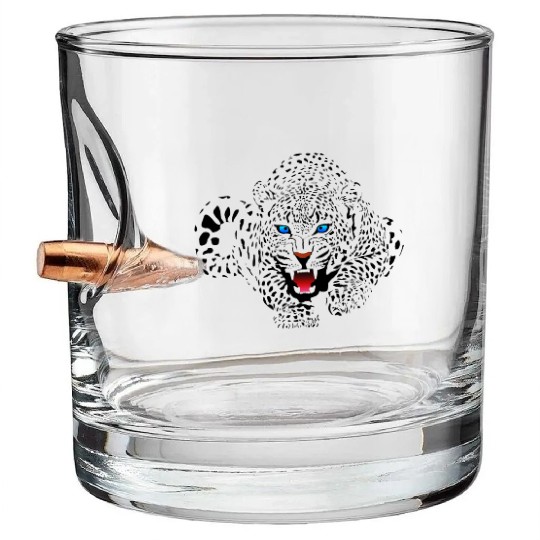 Jaguar attack Bullet Whiskey Glasses
