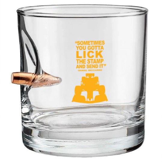 Daniel Ricciardo legendary quote Bullet Whiskey Glasses
