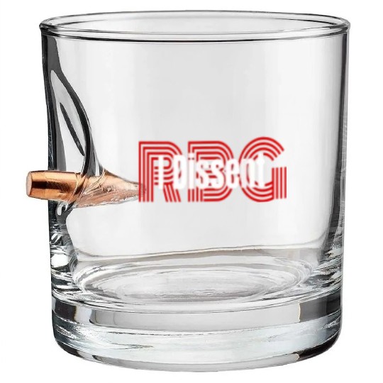 I dissent RBG Bullet Whiskey Glasses
