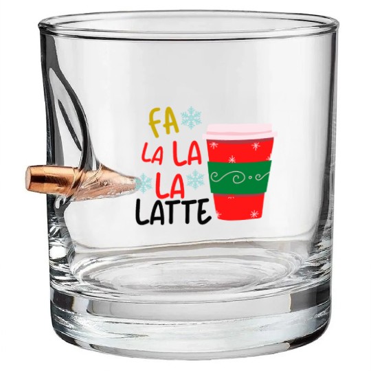 FA La La La Latte Bullet Whiskey Glasses