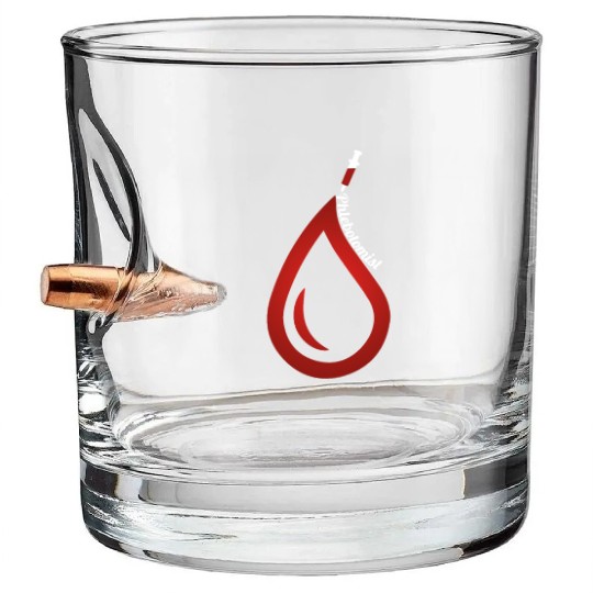 Phlebotomist Syringe Blood Phlebotomy Medical Gift Bullet Whiskey Glasses