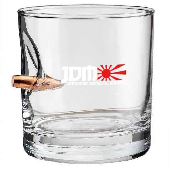 Drift & Tuning Fan Jdm Automotive Apparel Car Meet Bullet Whiskey Glasses