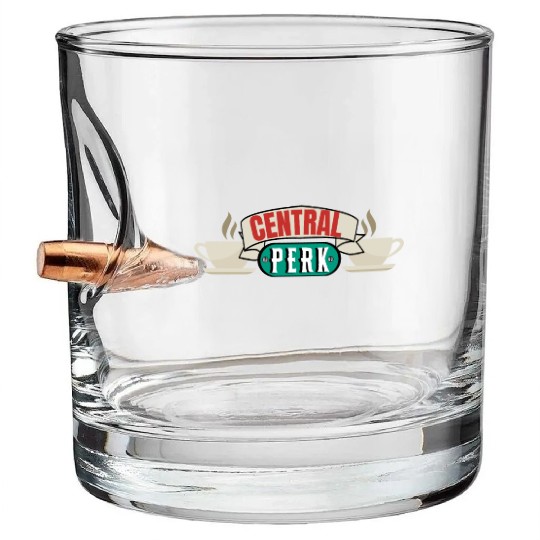 Coffee lovers for friends TV show Bullet Whiskey Glasses