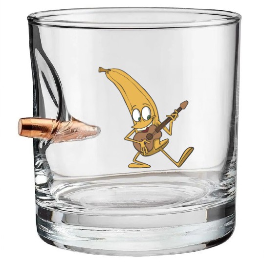 Banana plays the guitar Bullet Whiskey Glasses