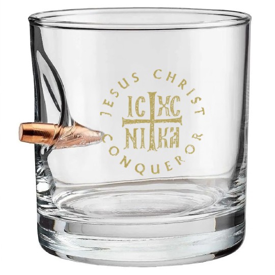 Icxc Nika Cross Orthodox Christian Jesus Christ Co Bullet Whiskey Glasses