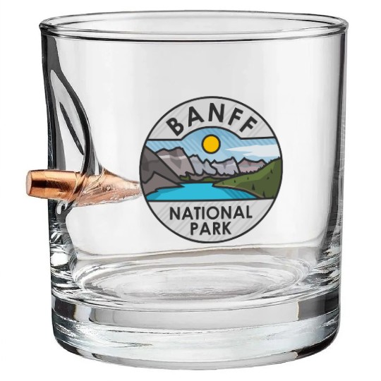 Banff National Park Bullet Whiskey Glasses