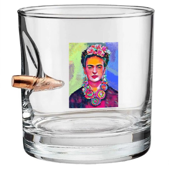Frida Kahlo Bullet Whiskey Glasses