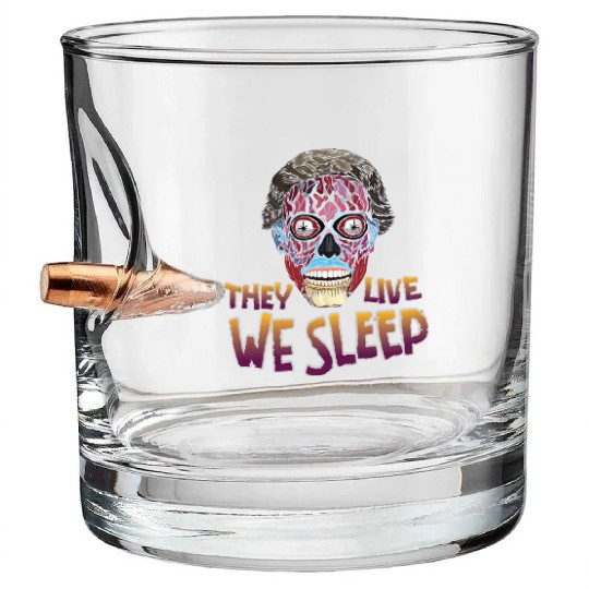 Horror - Sci-fi - movie 1988 Bullet Whiskey Glasses