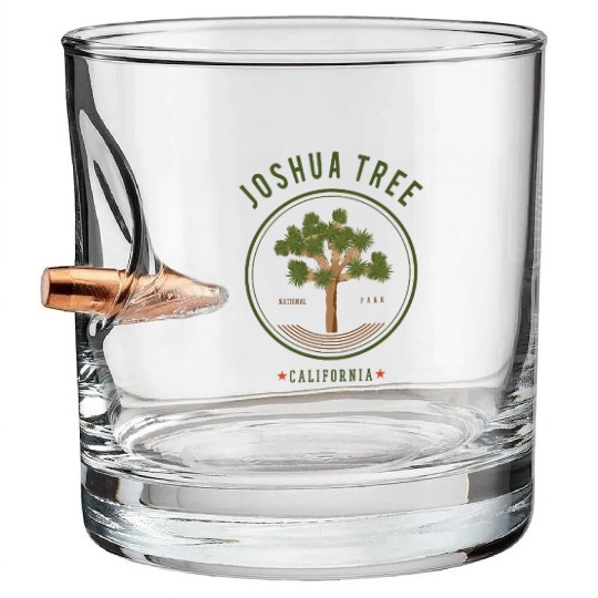 Joshua Tree National Park Bullet Whiskey Glasses California Trees