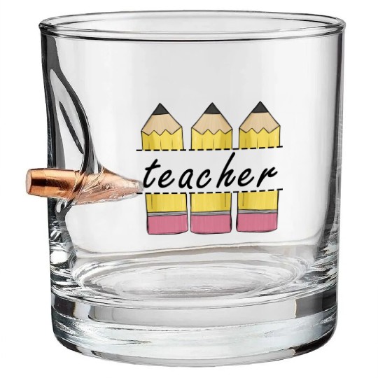 teacher Bullet Whiskey Glasses