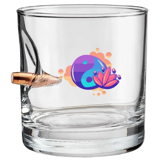 Balancenerg Yin Yang Lotus Special Edition Bullet Whiskey Glasses