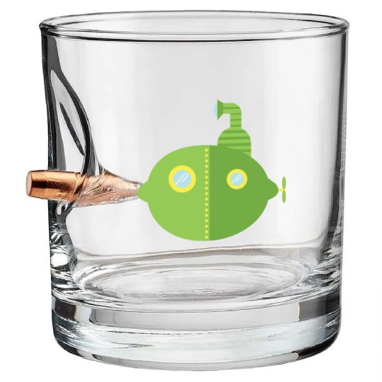 Submarine Lime Bullet Whiskey Glasses