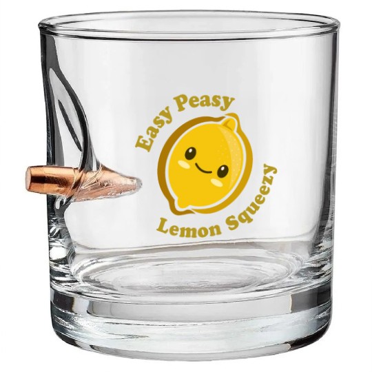 Easy Peasy Lemon Squeezy Bullet Whiskey Glasses