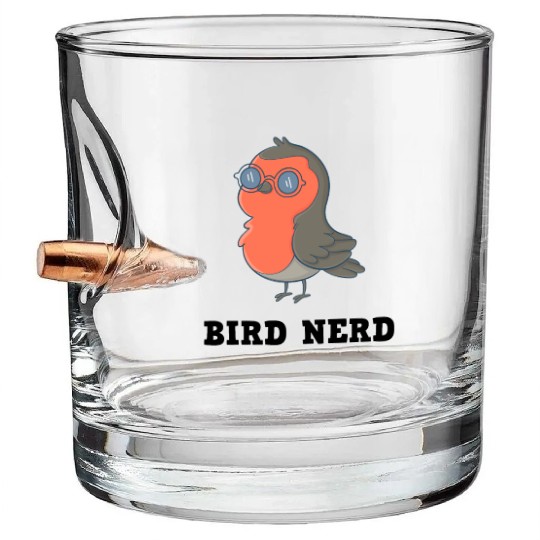 Bird Nerd Bullet Whiskey Glasses