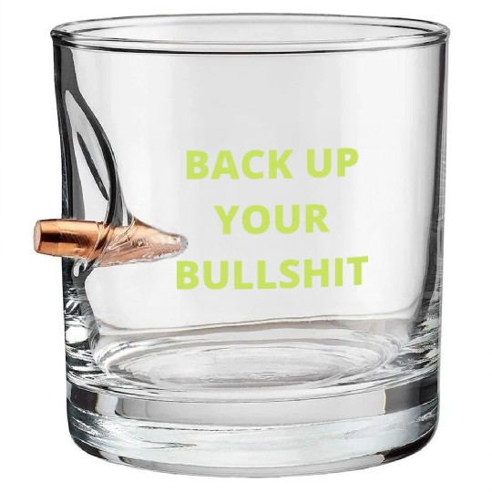 eddie hall back up your bull Bullet Whiskey Glasses