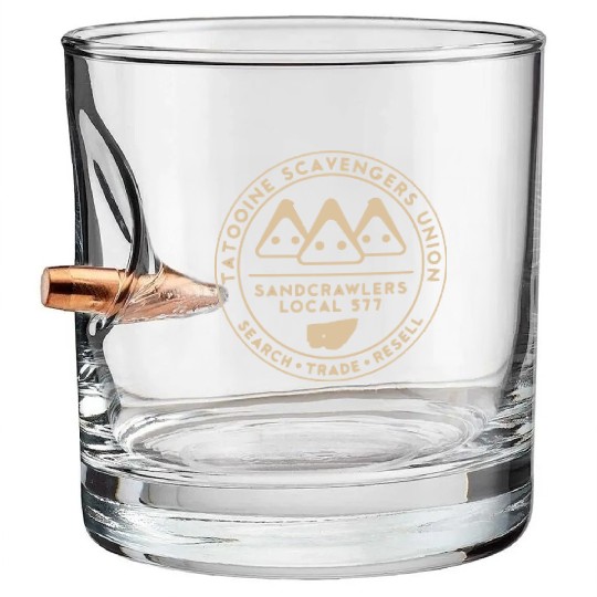 Tatooine Scavengers Union Bullet Whiskey Glasses