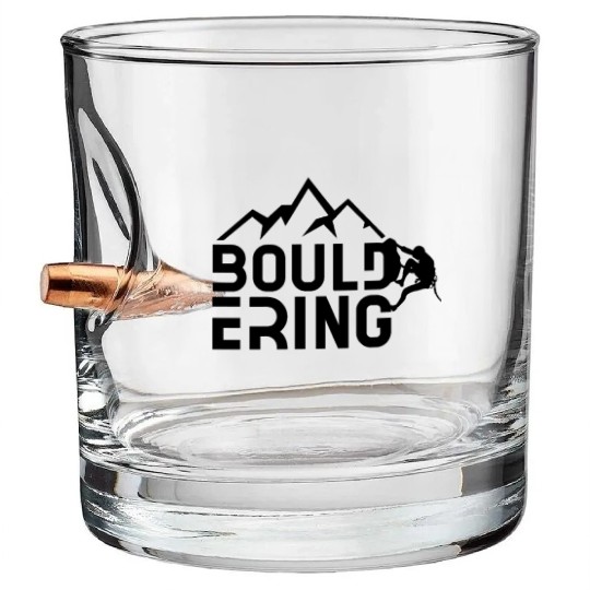 Bouldering Saying Boulderers Boulderer Hobby Bullet Whiskey Glasses