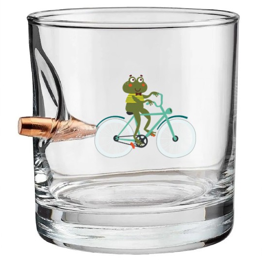 Frog Biking Cyclist Bike Bicycle Race BMX MTB Gift Bullet Whiskey Glasses