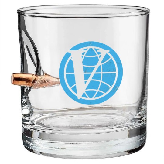 Venture Industries logo The Venture Bros Bullet Whiskey Glasses