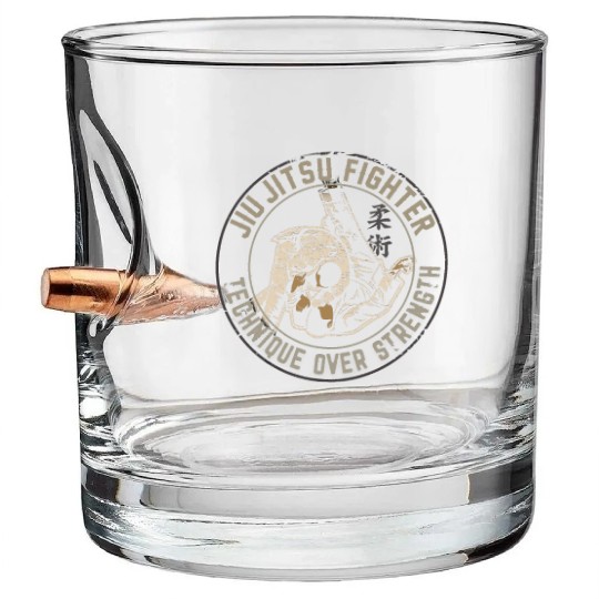 Brazillian Jiu-Jitsu Fighter BJJ - Japanese Jujits Bullet Whiskey Glasses
