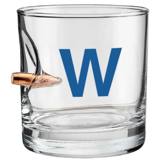 Chicago Win Flag Cubs Bullet Whiskey Glasses