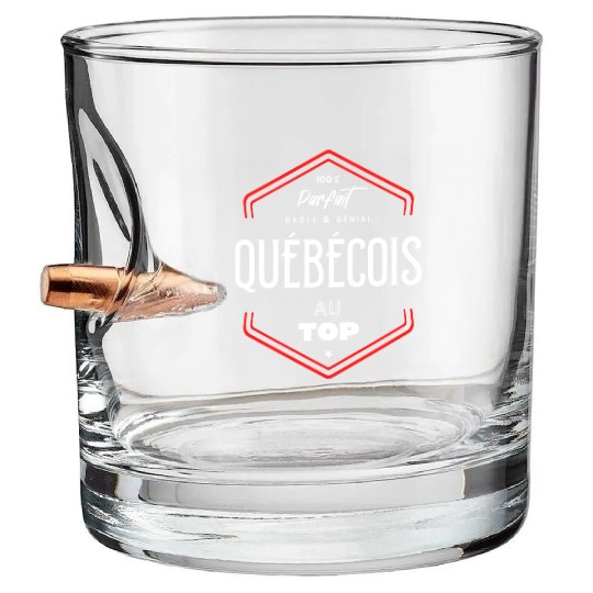Québécois parfait et au top Bullet Whiskey Glasses