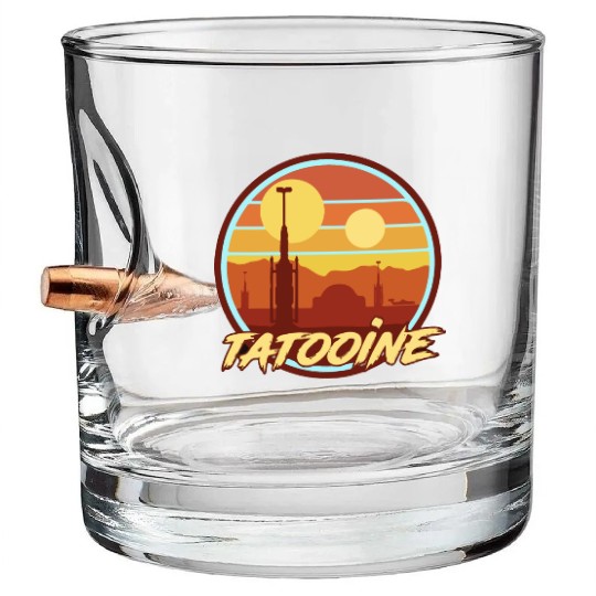 TATOOINE HOLIDAY Bullet Whiskey Glasses