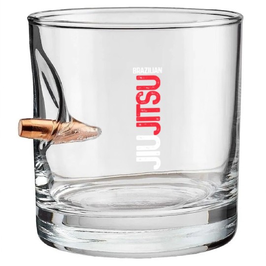 Brazilian Jiu Jitsu Bullet Whiskey Glasses