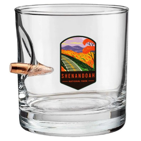 Shenandoah National Park Bullet Whiskey Glasses