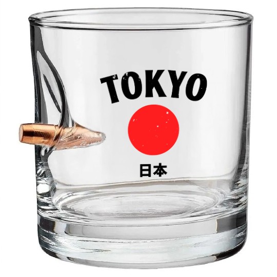 Tokyo, Japan Bullet Whiskey Glasses