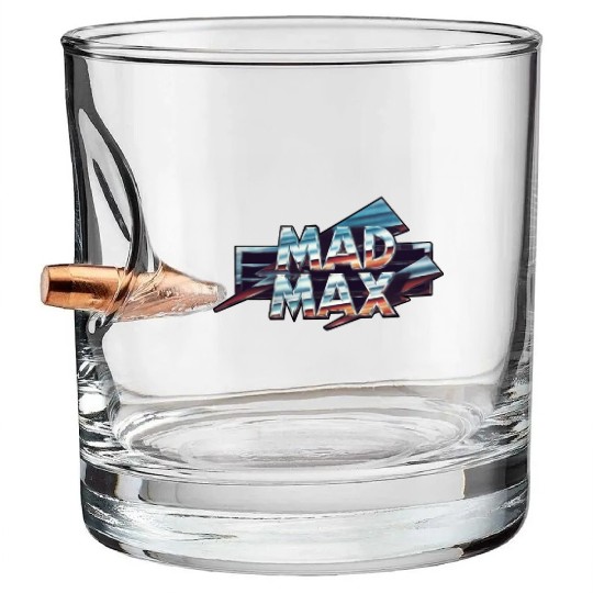 mad max logo Bullet Whiskey Glasses