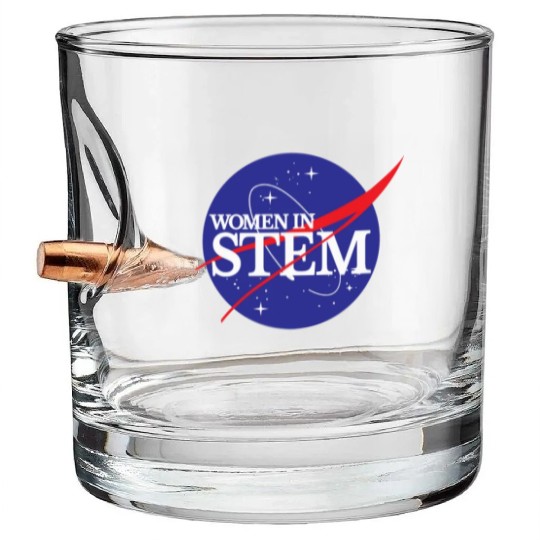 Women In Stem Bullet Whiskey Glasses NASA Female Scientist