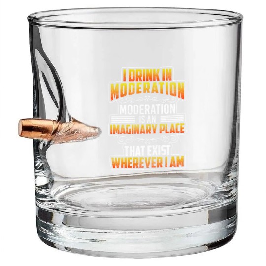 Alcohol Partying Vodka Disco Bullet Whiskey Glasses