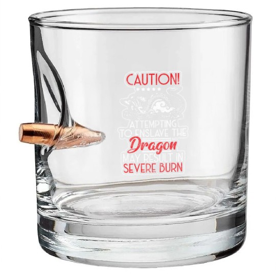 Dragon Imagination Mythology Japan Bullet Whiskey Glasses
