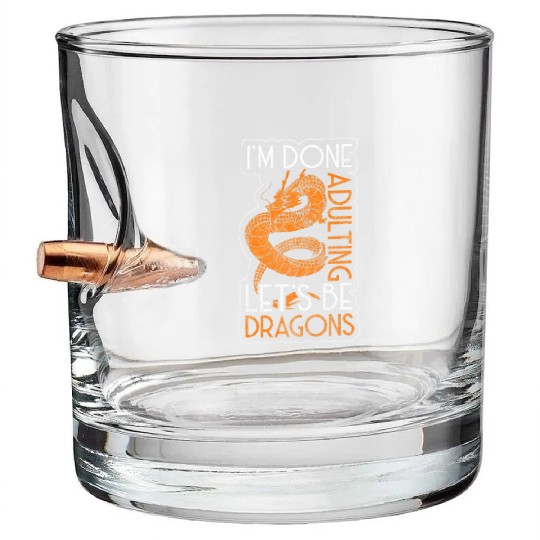 Dragon Black Chinese Dragon Bullet Whiskey Glasses