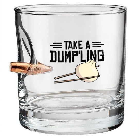 Dumpling Asian Food Chinese Food Fan Bullet Whiskey Glasses