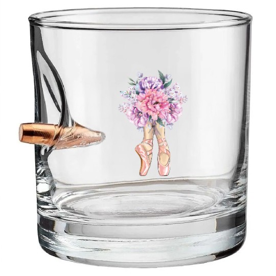 Proud Ballet Dancer Ballerina Ballet Dance Gifts Bullet Whiskey Glasses