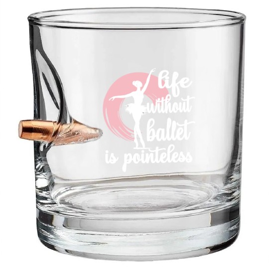 Proud Ballet Dancer Ballet Dancing Ballerina Gifts Bullet Whiskey Glasses
