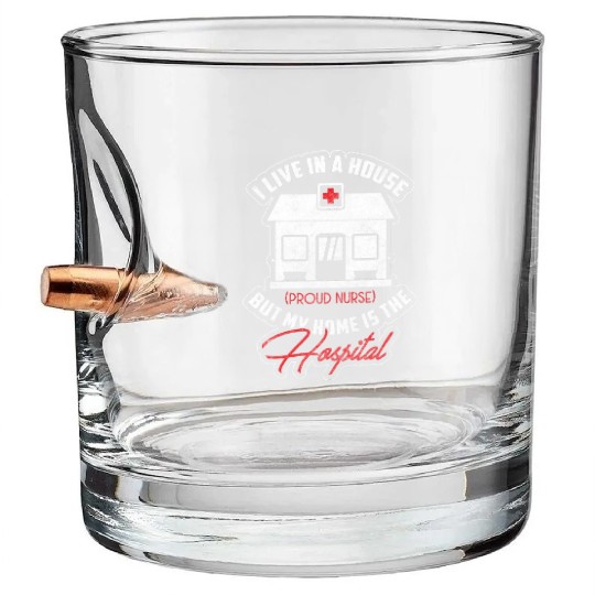 Hospital Heart Nursing School Medical Assistant Bullet Whiskey Glasses