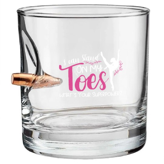 Ballet Ballerina Dance Dancer Dancing Ballet Gift Bullet Whiskey Glasses
