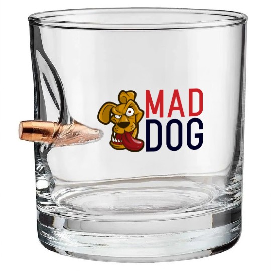 Mad Dog Bullet Whiskey Glasses