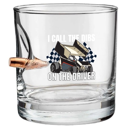 Sprint Car Mom Dirt Track Racing Racing Race Day Bullet Whiskey Glasses