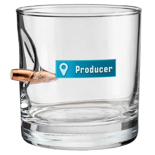 Best Selling Music Producer Design Bullet Whiskey Glasses