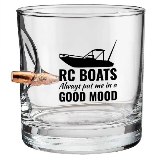 Rc Boat Racing Electric Powerboat Speedboat Race Bullet Whiskey Glasses