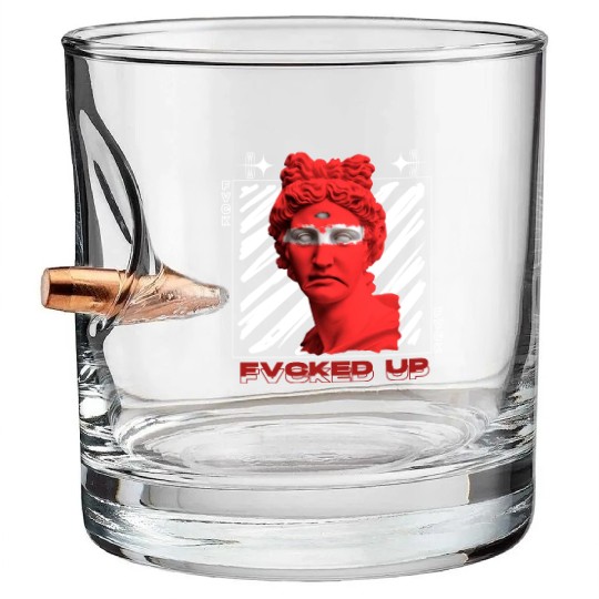 Statue Streetwear Design Bullet Whiskey Glasses