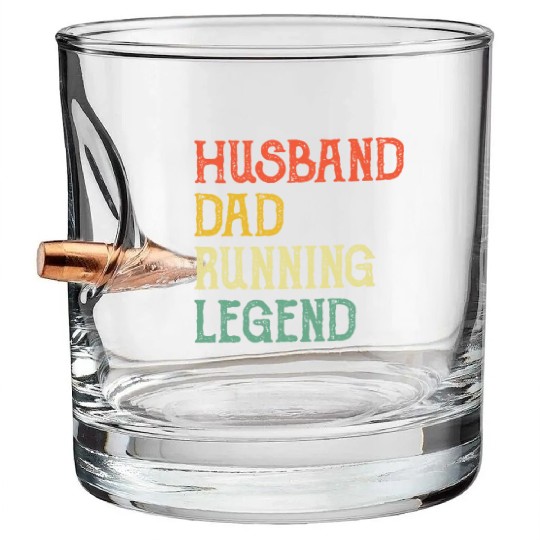 Funny Father's Day Gift Bullet Whiskey Glasses