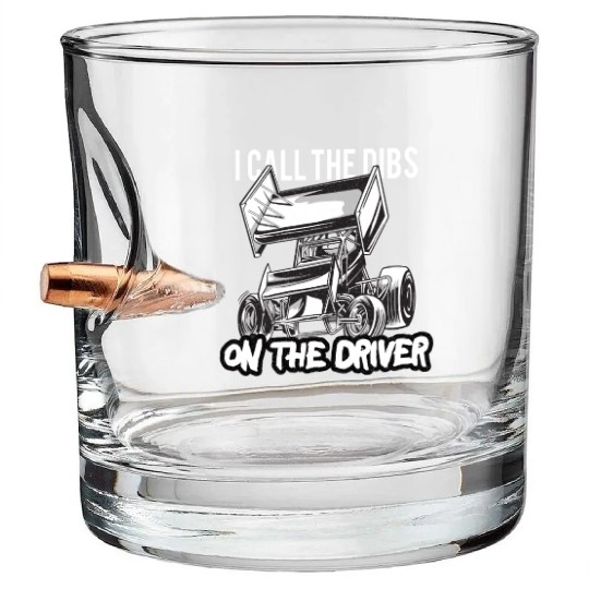 Sprint Car Mom Dirt Track Racing Racing Race Day Bullet Whiskey Glasses