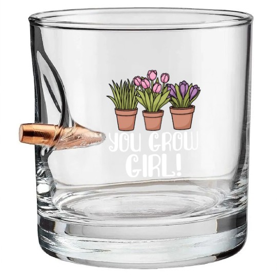 Gardening Plants Gardener Plantation Nature Gift Bullet Whiskey Glasses