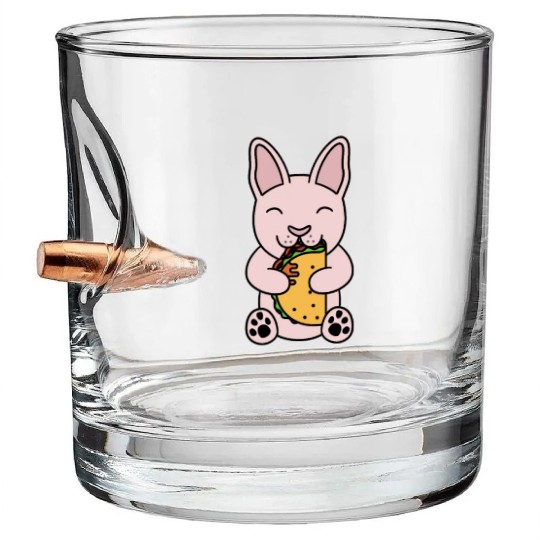 Sphynx Cat Taco Lover Bullet Whiskey Glasses