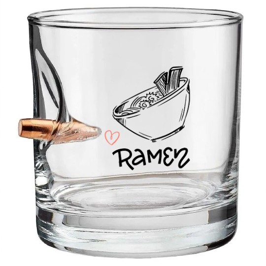 Ramen Bowl Bullet Whiskey Glasses